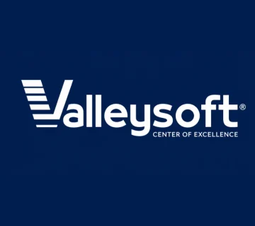 A clean vector style corporate logo scene on a sol 360x320
