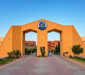 A wide well lit architectural landscape photo of result 360x320