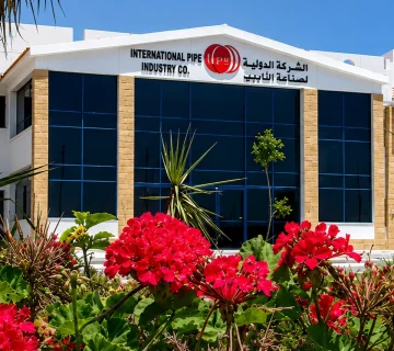 Wide bright exterior corporate building scene a result 360x320