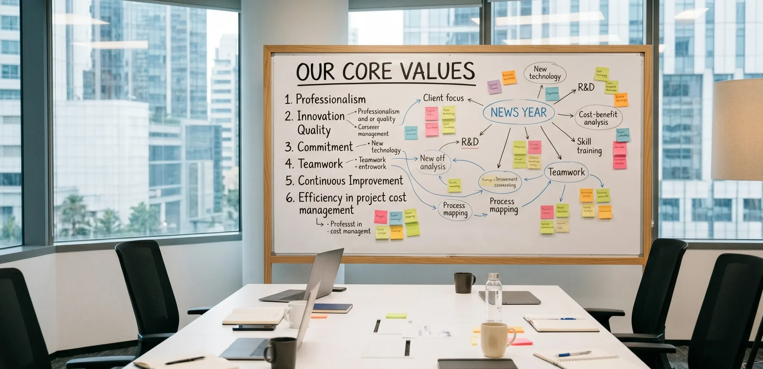 Core values result scaled